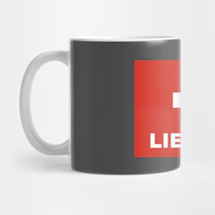 Liestal City in Swiss Flag Mug